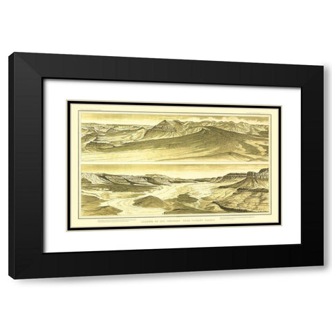 Grand Canyon, Toroweap Vulcans Throne Arizona Black Modern Wood Framed Art Print with Double Matting by Bien