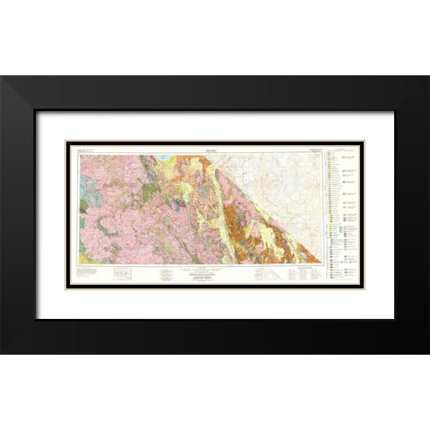 Mariposa Sheet - Strand 1961 Black Modern Wood Framed Art Print with Double Matting by Strand