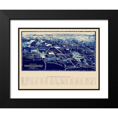 Chickamauga Chattanooga National Military Park Black Modern Wood Framed Art Print with Double Matting by Shutting