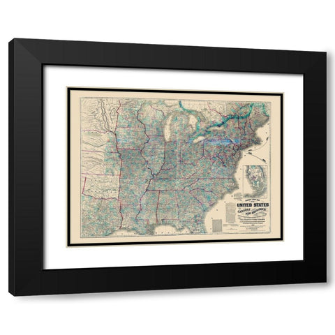 Canada New Brunswick  Atlantic Gulf Coasts Black Modern Wood Framed Art Print with Double Matting by Lloyd