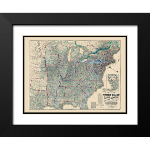 Canada New Brunswick  Atlantic Gulf Coasts Black Modern Wood Framed Art Print with Double Matting by Lloyd