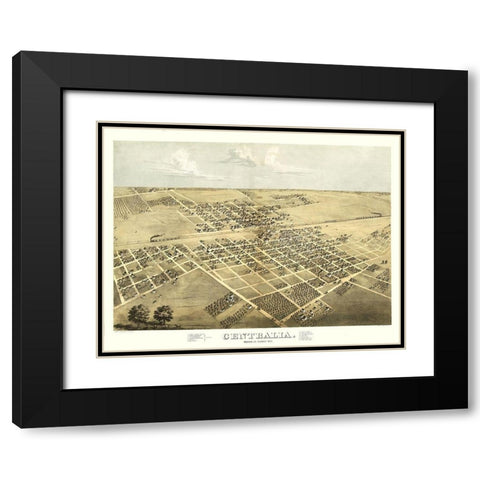 Centralia Illinois - Ruger 1867 Black Modern Wood Framed Art Print with Double Matting by Ruger