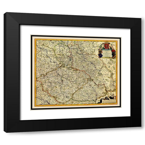 Bohemia Czech Republic Eastern Europe Black Modern Wood Framed Art Print with Double Matting by Kauffer