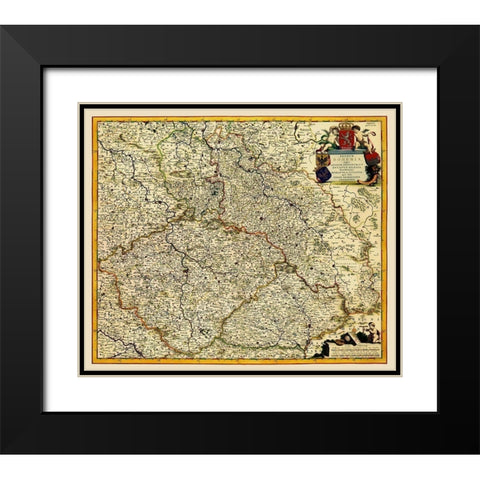 Bohemia Czech Republic Eastern Europe Black Modern Wood Framed Art Print with Double Matting by Kauffer