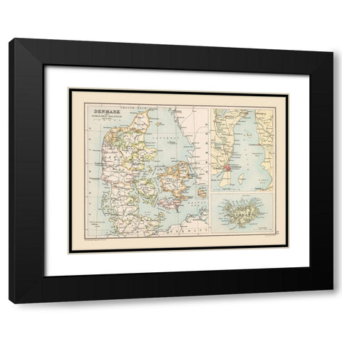 Schleswig Holstein Germany Denmark Black Modern Wood Framed Art Print with Double Matting by Bartholomew