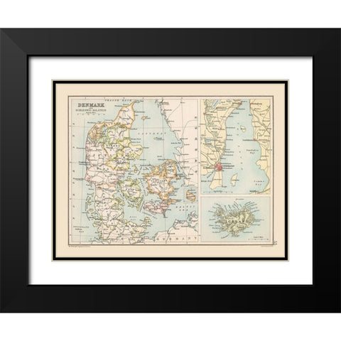 Schleswig Holstein Germany Denmark Black Modern Wood Framed Art Print with Double Matting by Bartholomew