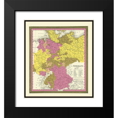 Germany - Tanner 1836 Black Modern Wood Framed Art Print with Double Matting by Tanner