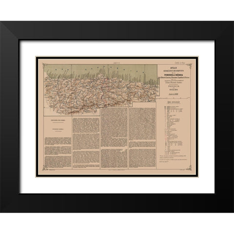 Oviedo Iberian Peninsula Portugal Spain Black Modern Wood Framed Art Print with Double Matting by Valverde
