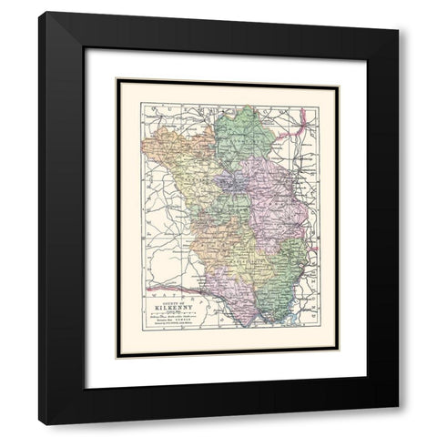 Kuril Islands Asia Plan Japan - La Perouse 1799 Black Modern Wood Framed Art Print with Double Matting by La Perouse