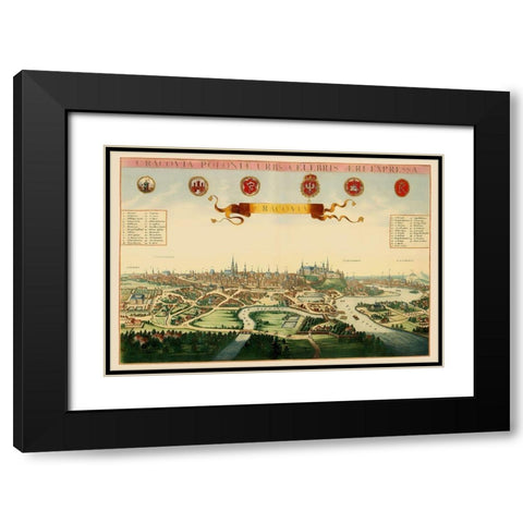 Krakow Poland Picture Eastern Europe - Jansson Black Modern Wood Framed Art Print with Double Matting by Jansson