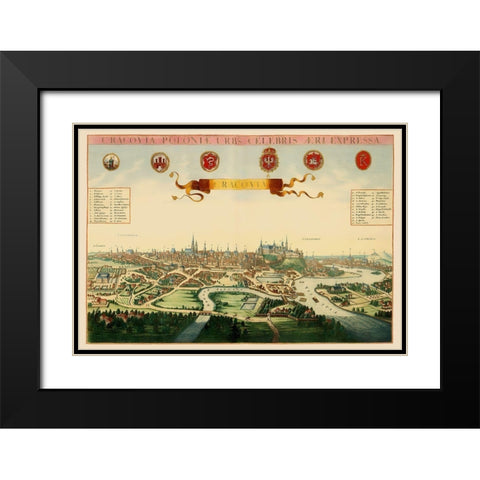 Krakow Poland Picture Eastern Europe - Jansson Black Modern Wood Framed Art Print with Double Matting by Jansson