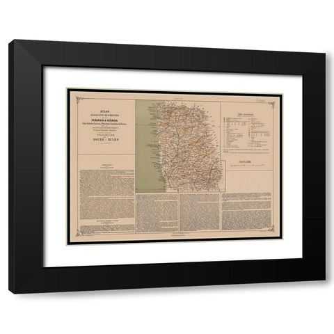 Europe Douro Minho Provinces Portugal Black Modern Wood Framed Art Print with Double Matting by Valverde
