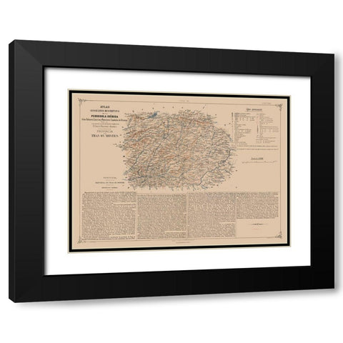Europe Tras os Montes Province Portugal Black Modern Wood Framed Art Print with Double Matting by Valverde