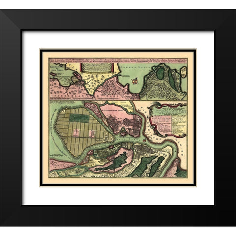 Saint Petersburg Russia Europe - Seutter Black Modern Wood Framed Art Print with Double Matting by Seutter