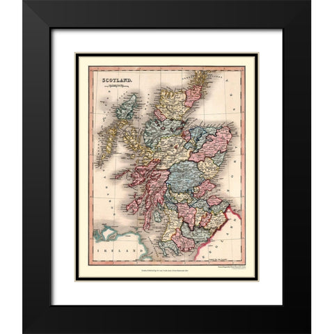 Scotland - Regions - Orr Black Modern Wood Framed Art Print with Double Matting by Orr