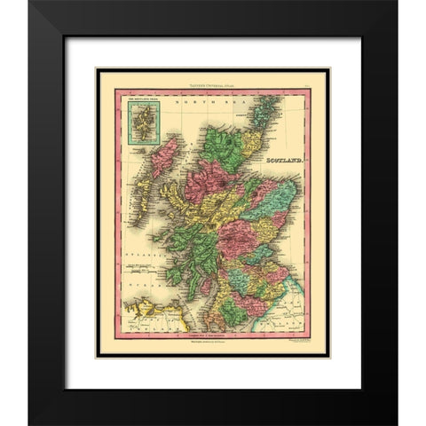 Scotland - Tanner Black Modern Wood Framed Art Print with Double Matting by Tanner