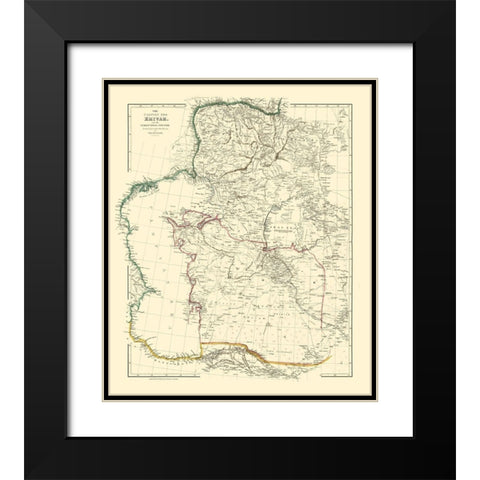 Khiva Uzbekistan Caspian Sea Asia - Arrowsmith Black Modern Wood Framed Art Print with Double Matting by Arrowsmith