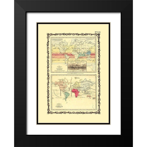 Meteorology Cultivation - Johnson Black Modern Wood Framed Art Print with Double Matting by Johnson
