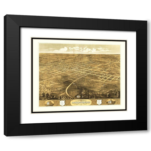 Independence Missouri - Ruger 1868 Black Modern Wood Framed Art Print with Double Matting by Ruger