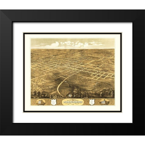 Independence Missouri - Ruger 1868 Black Modern Wood Framed Art Print with Double Matting by Ruger