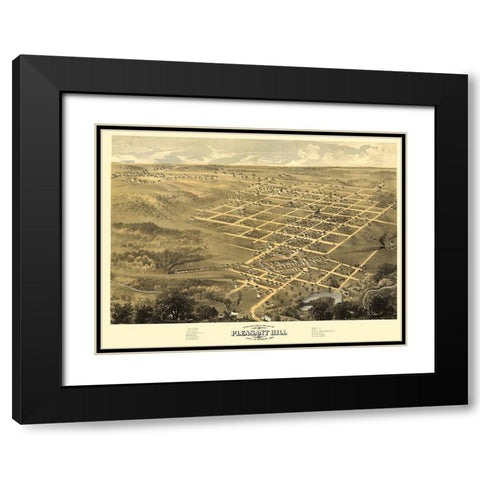 Pleasant Hill Missouri - Ruger 1869 Black Modern Wood Framed Art Print with Double Matting by Ruger