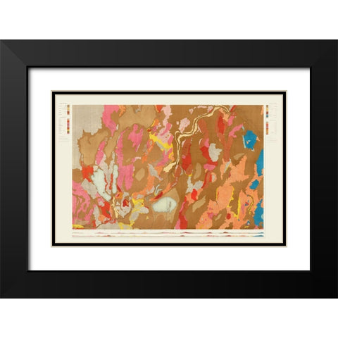 Nevada Basin Nevada - King 1876 Black Modern Wood Framed Art Print with Double Matting by King