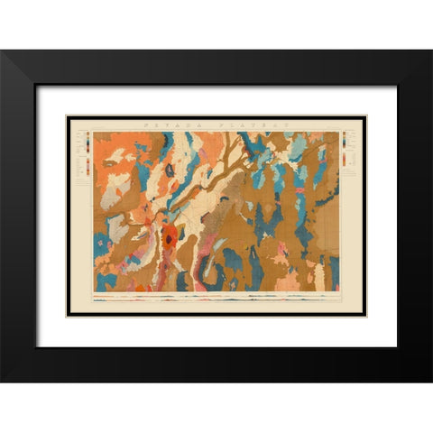 Nevada Plateau Nevada - King 1876 Black Modern Wood Framed Art Print with Double Matting by King