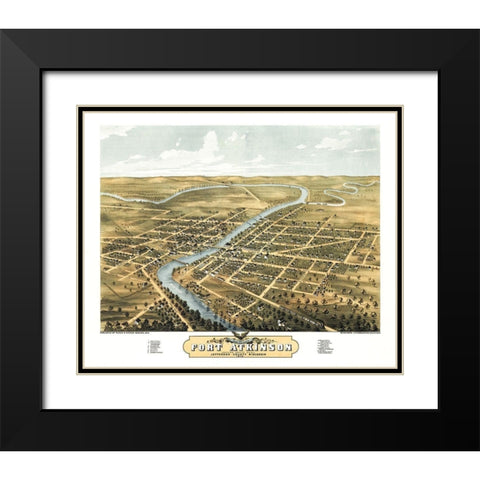 Fort Atkinson Wisconsin - Ruger 1870  Black Modern Wood Framed Art Print with Double Matting by Ruger