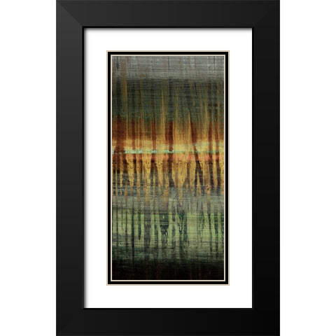 Summer Reed I Black Modern Wood Framed Art Print with Double Matting by Brey
