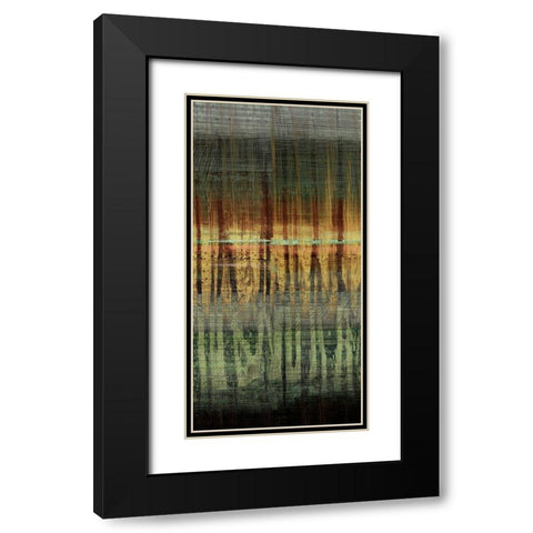 Summer Reed III Black Modern Wood Framed Art Print with Double Matting by Brey