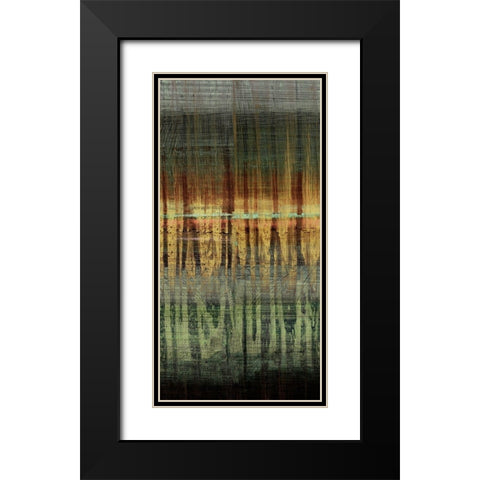 Summer Reed III Black Modern Wood Framed Art Print with Double Matting by Brey
