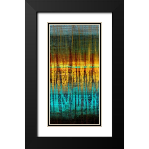 Summer Reeds Dawn I Black Modern Wood Framed Art Print with Double Matting by Brey