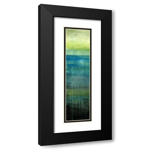 Sea Mist I Black Modern Wood Framed Art Print with Double Matting by Brey