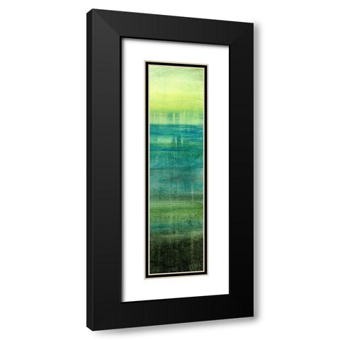 Sea Mist VI Black Modern Wood Framed Art Print with Double Matting by Brey