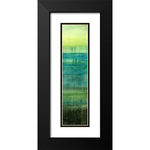 Sea Mist VI Black Modern Wood Framed Art Print with Double Matting by Brey