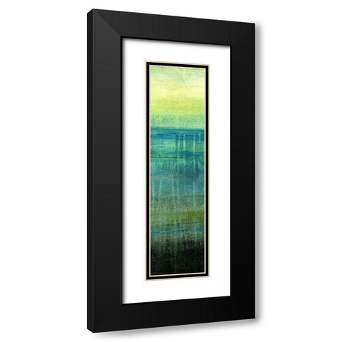 Sea Mist VII Black Modern Wood Framed Art Print with Double Matting by Brey