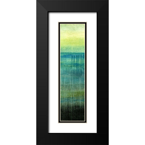 Sea Mist VII Black Modern Wood Framed Art Print with Double Matting by Brey
