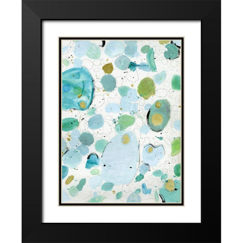 Belle I Black Modern Wood Framed Art Print with Double Matting by Brey