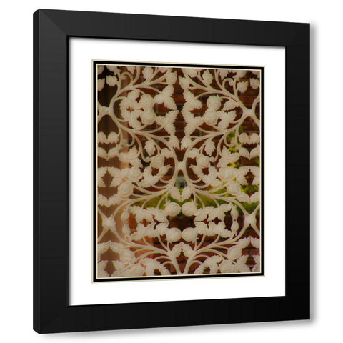 Miami Iron Black Modern Wood Framed Art Print with Double Matting by Bartola