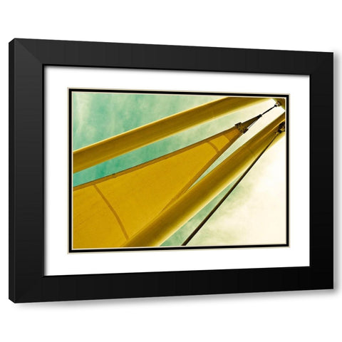Sailing Tempe III Black Modern Wood Framed Art Print with Double Matting by Bartola
