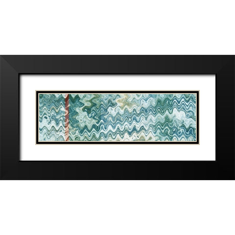 Underwater I Black Modern Wood Framed Art Print with Double Matting by Franklin