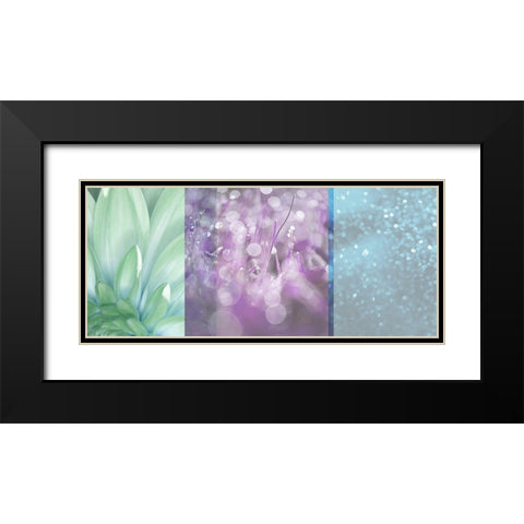 Morning Mist Plum Black Modern Wood Framed Art Print with Double Matting by Franklin