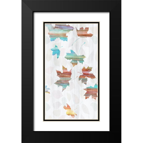 Big Leaf I Black Modern Wood Framed Art Print with Double Matting by Franklin