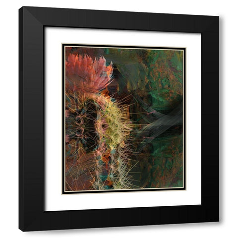 Desert Beauty Black Modern Wood Framed Art Print with Double Matting by Simons