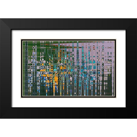 Eye of the Storm Black Modern Wood Framed Art Print with Double Matting by Simons