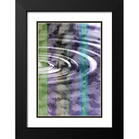 Follow the Leader II Black Modern Wood Framed Art Print with Double Matting by Simons