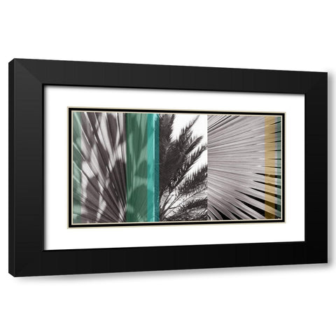 Sunlit I Black Modern Wood Framed Art Print with Double Matting by Simons