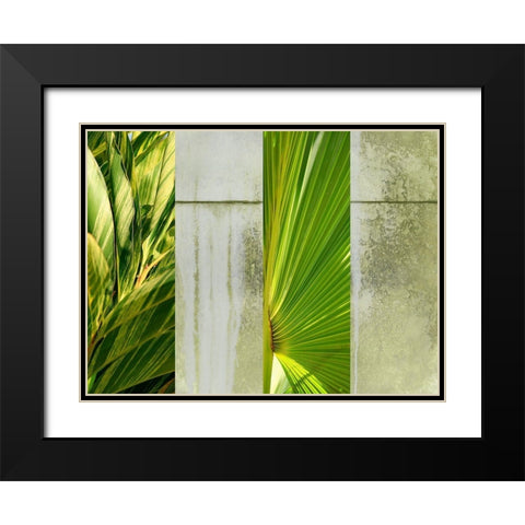 Up Against the Wall Black Modern Wood Framed Art Print with Double Matting by Simons