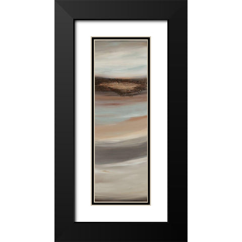 Texturescape D Black Modern Wood Framed Art Print with Double Matting by Hinz