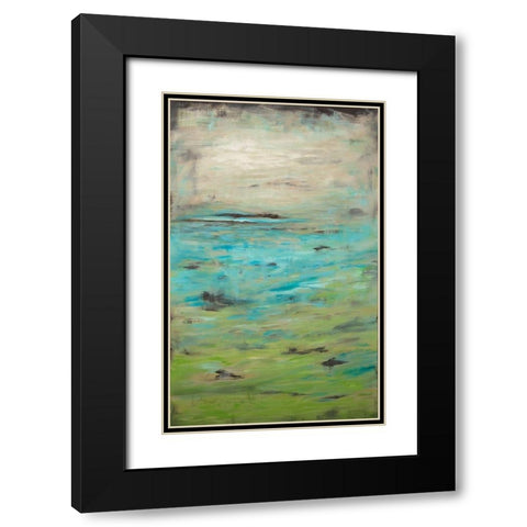 Boundless I Black Modern Wood Framed Art Print with Double Matting by Hinz